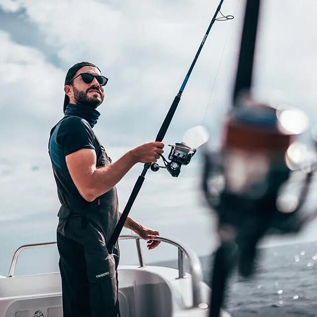 Pesca, pescador, caña de pescar, caperlan