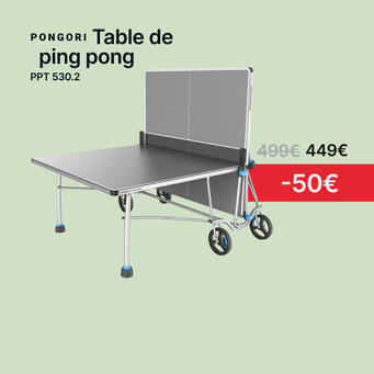 Profitez de -50€ sur la table de ping pong PPT 530.2