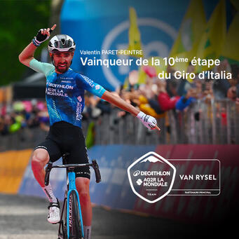 Decathlon AG2R : Vainqueur de la 10ème étape du Giro d'Italia