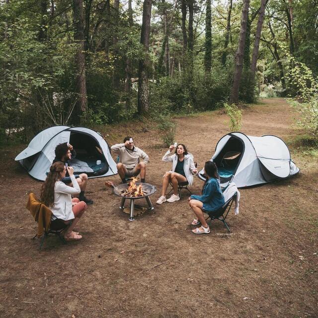 off to camp