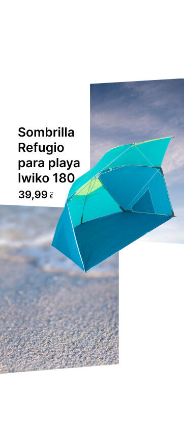 sombrilla decathlon