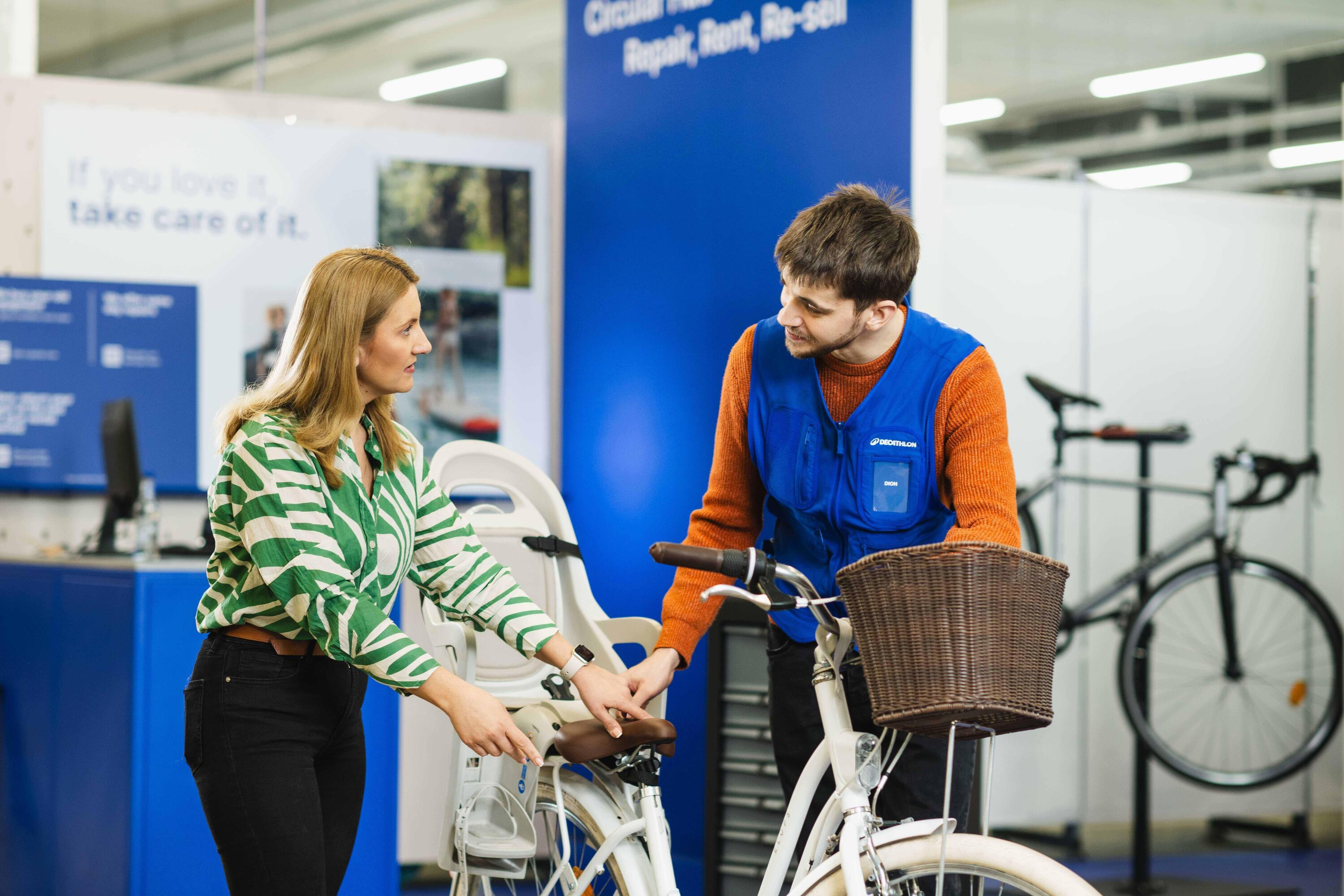 Rachat produit en magasin decathlon