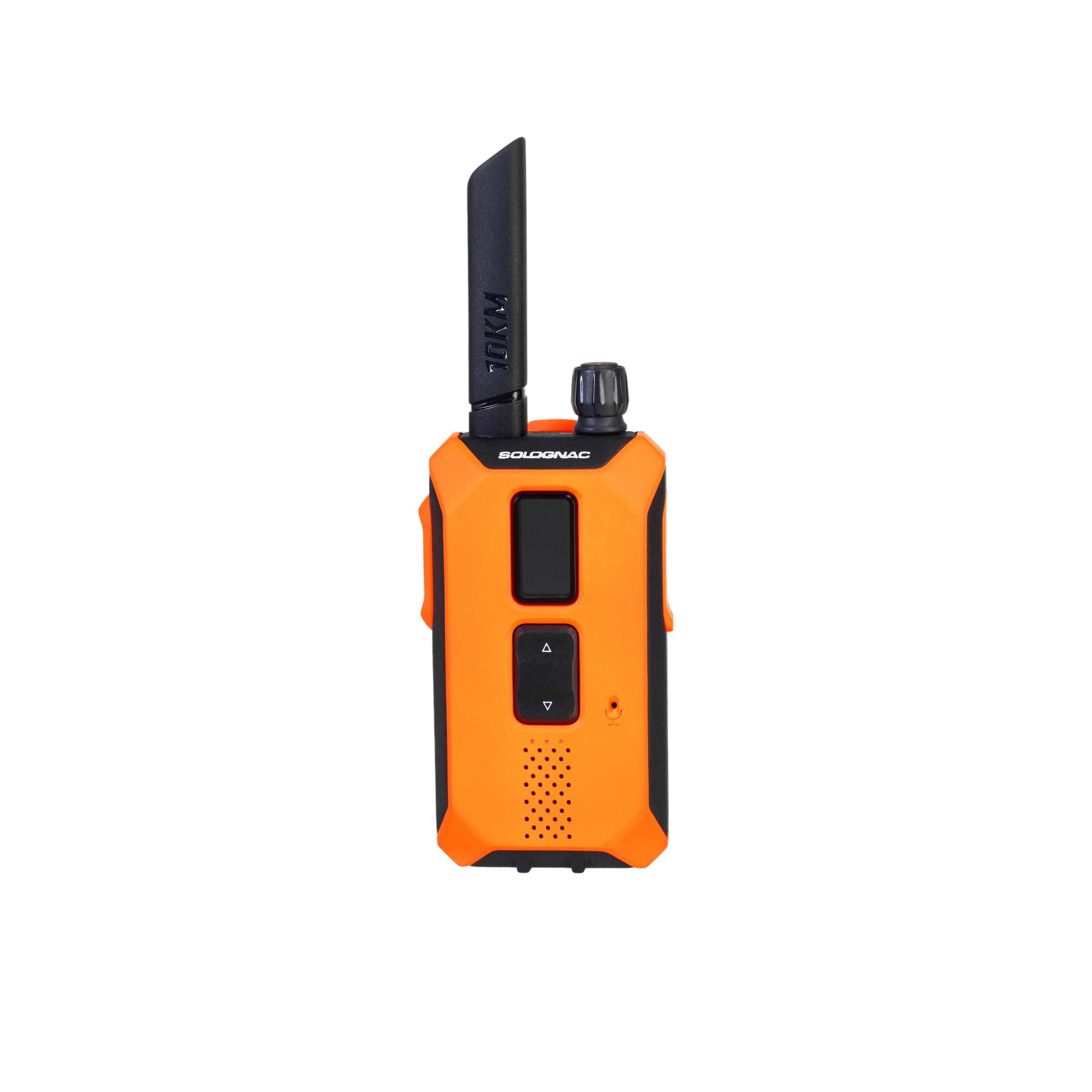 Emisoras, walkie talkie y cuernos