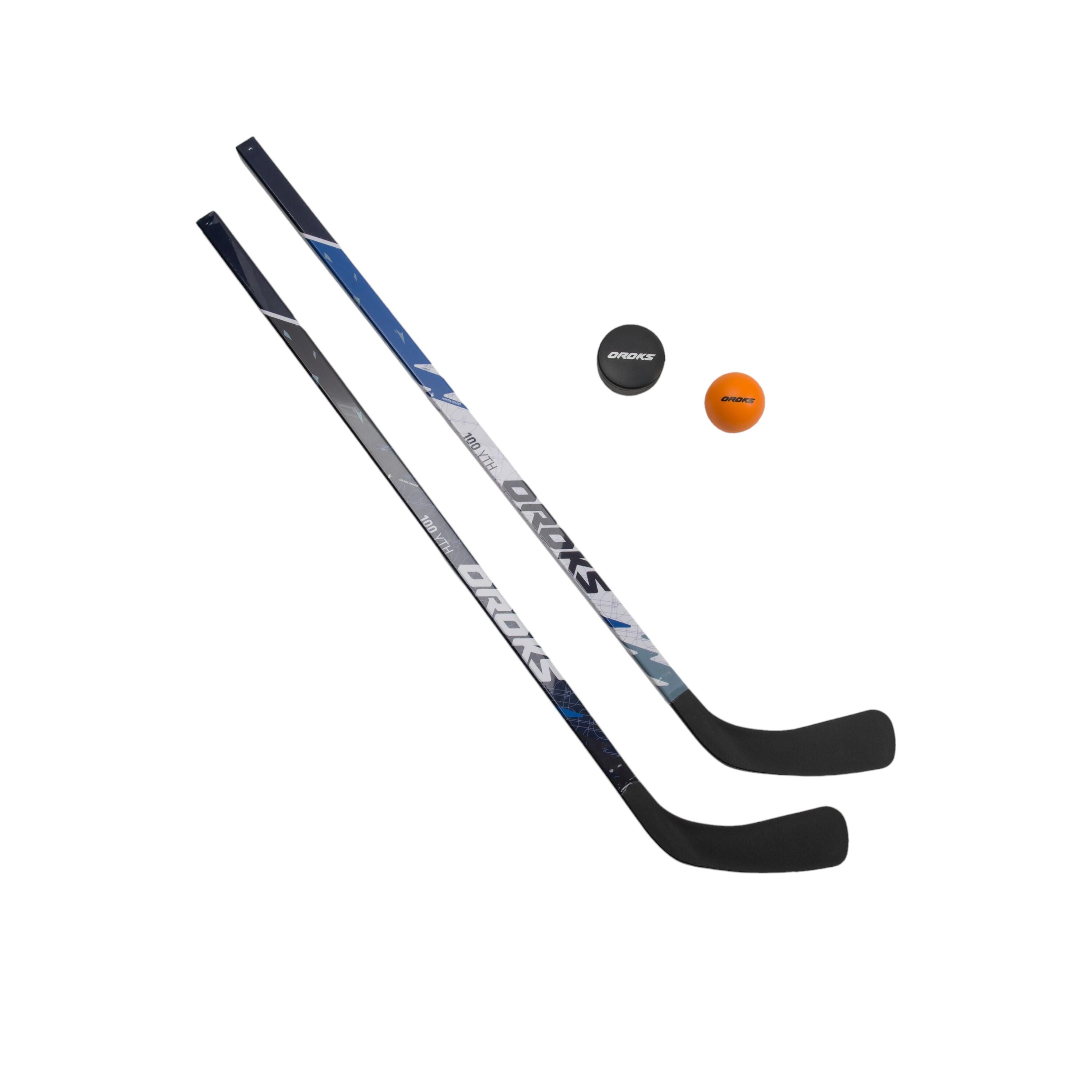 Bastoni e nastri hockey in linea