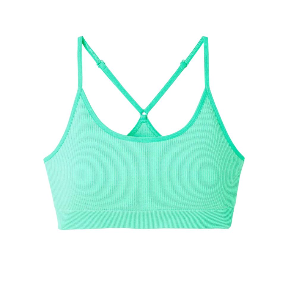 Reggiseno sportivo ad alto impatto con cerniera frontale da donna
