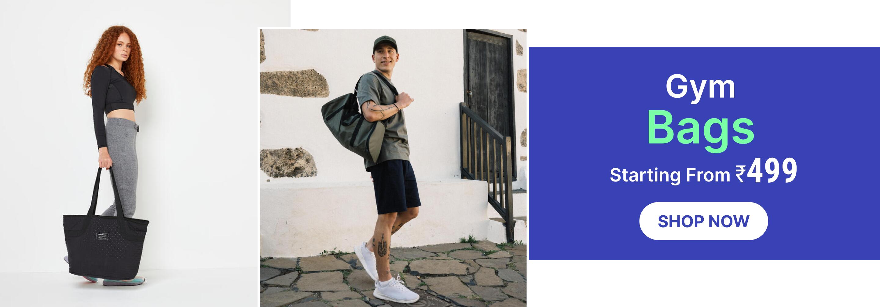 Gym Bags Dynamic Banner
