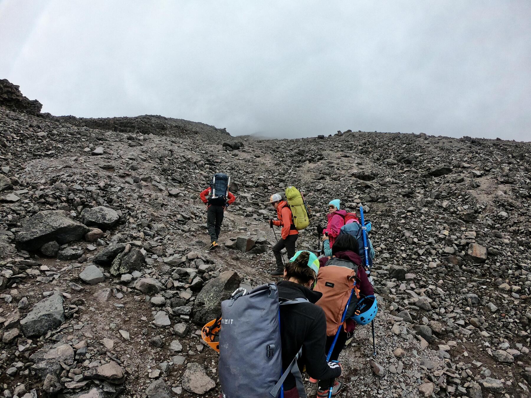 Intento de cumbre al  Volcán Chimborazo