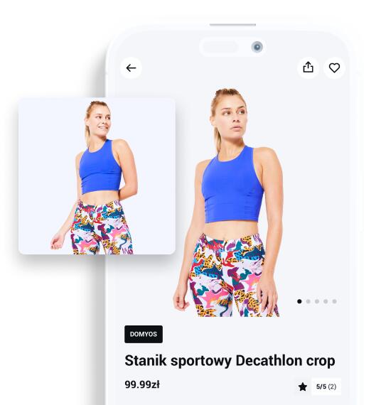 Kod QR aplikacji Decathlon