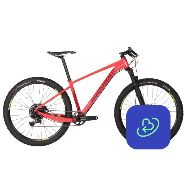 Ein E-Bike mit einem darüber liegenden Icon für Werkstattservice.