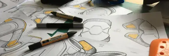 Dessin d'un prototype de produit