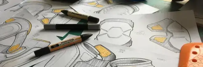 Dessin d'un prototype de produit