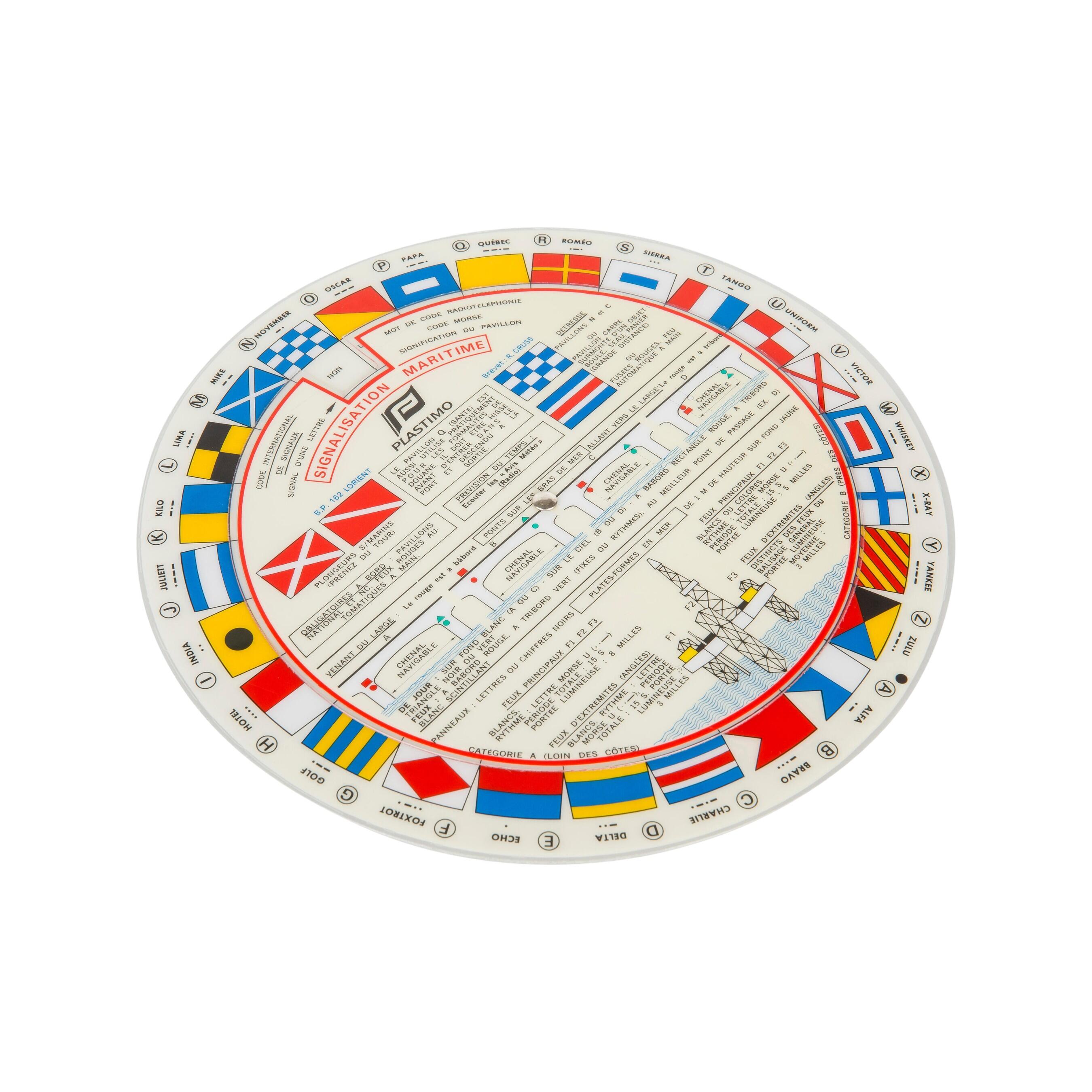 Edelstahl Rote Bootsflagge 140x120mm - Windanzeige Für Segelboote Und Yachten