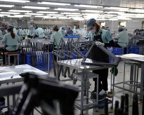 Photo des ouvriers en production