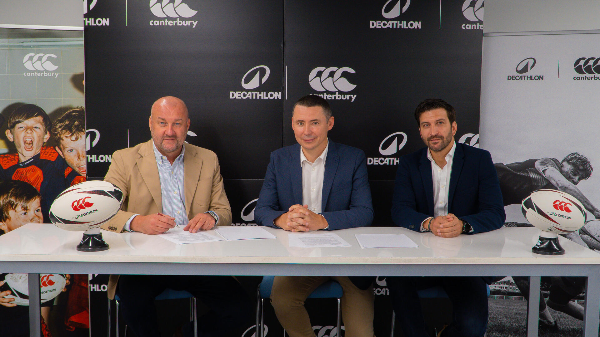 Deux géants réunis par la passion du rugby
