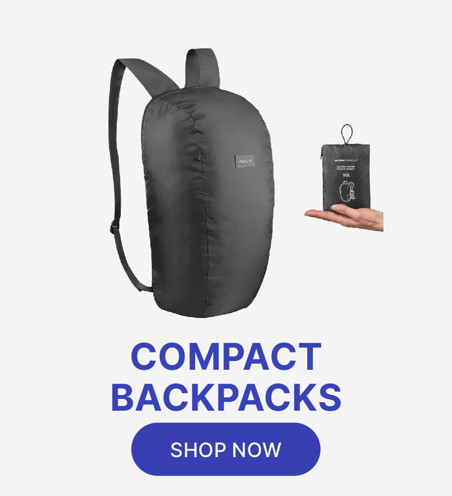 Compact backpacks