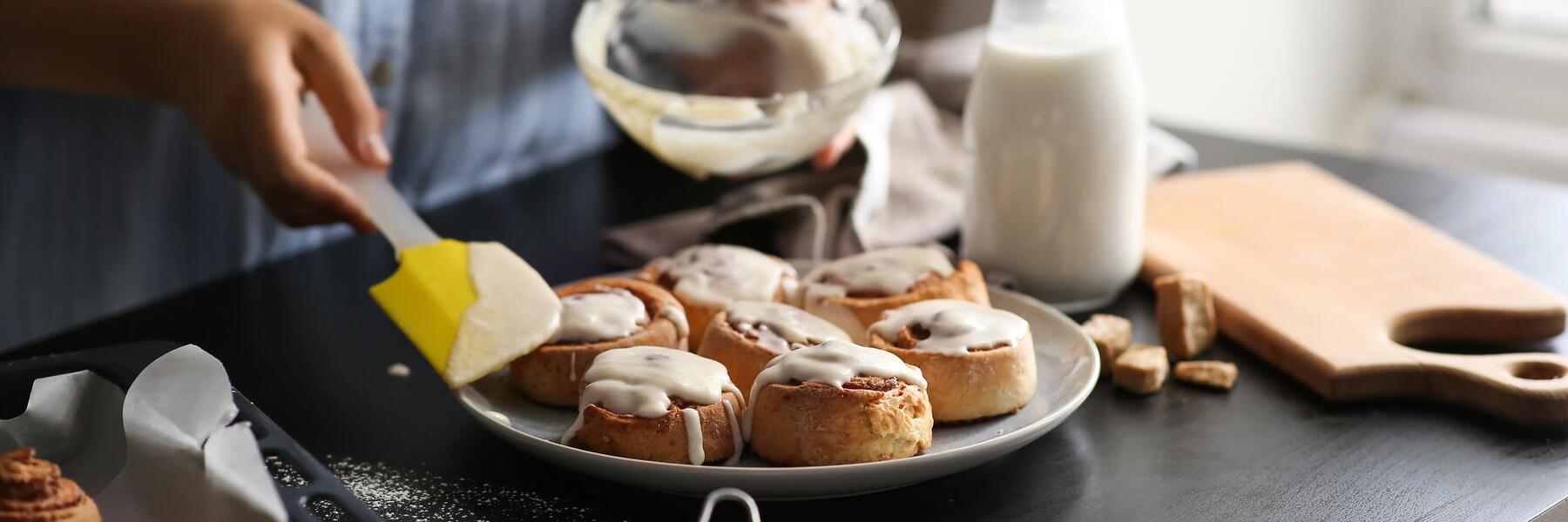 Cinnamon rolls : la recette healthy de cette viennoiserie 