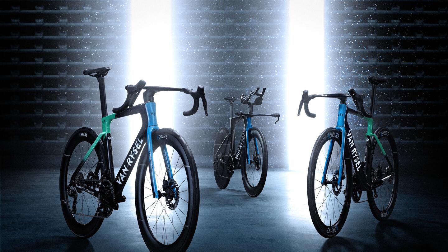 The new team bikes