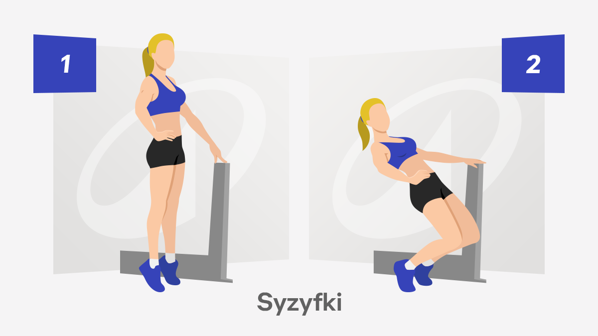 Grafika przedstawiająca kobietę jak wykonać syzyfki