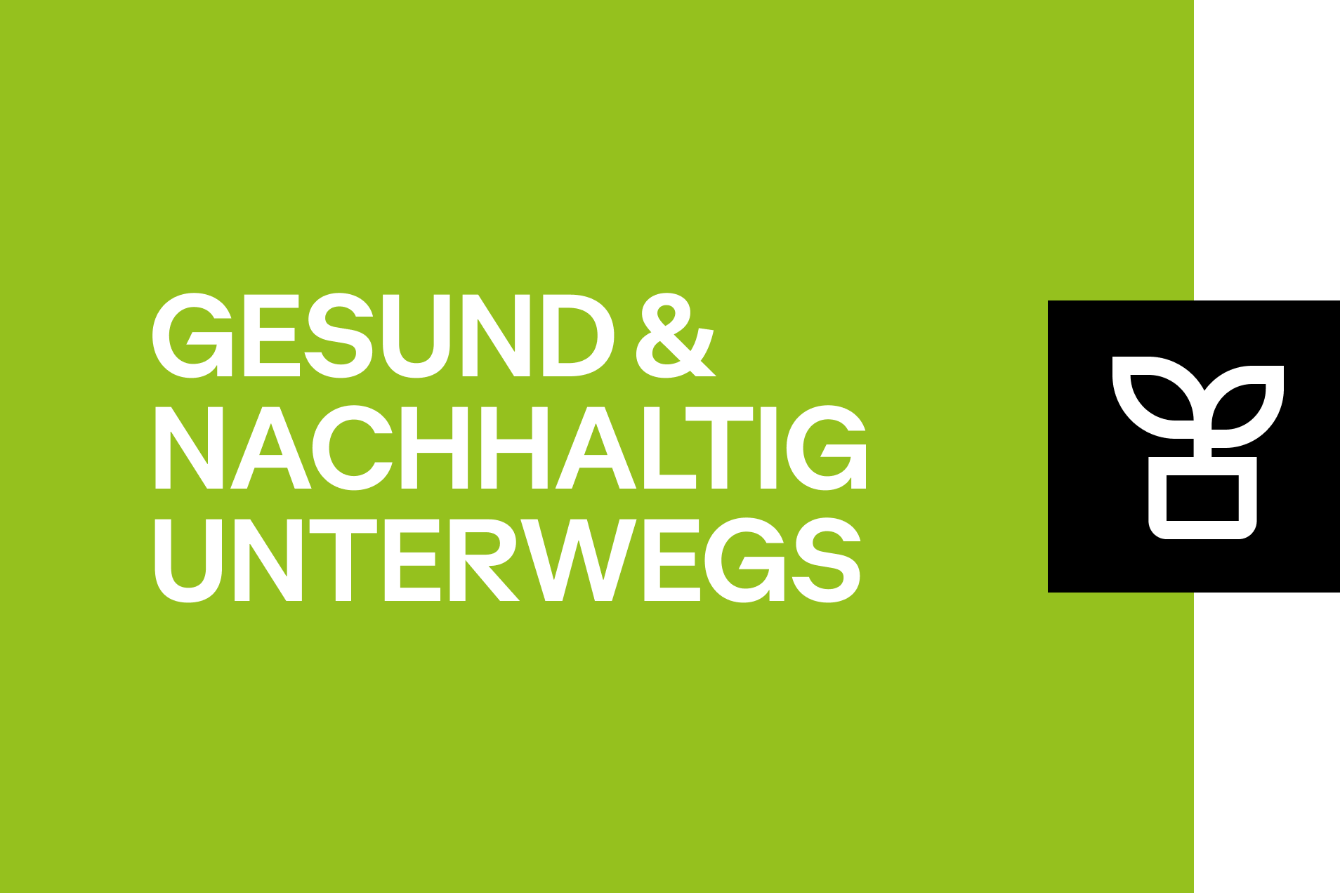gesund & nachhaltig unterwegs