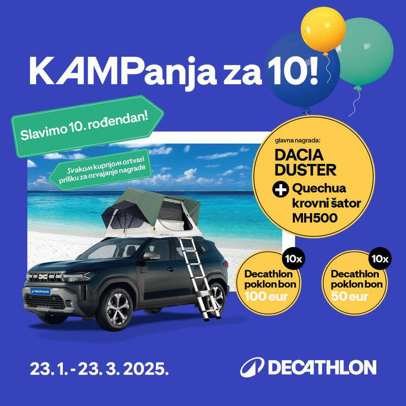 Kampanja za 10 - rođendanska kampanja Decathlon