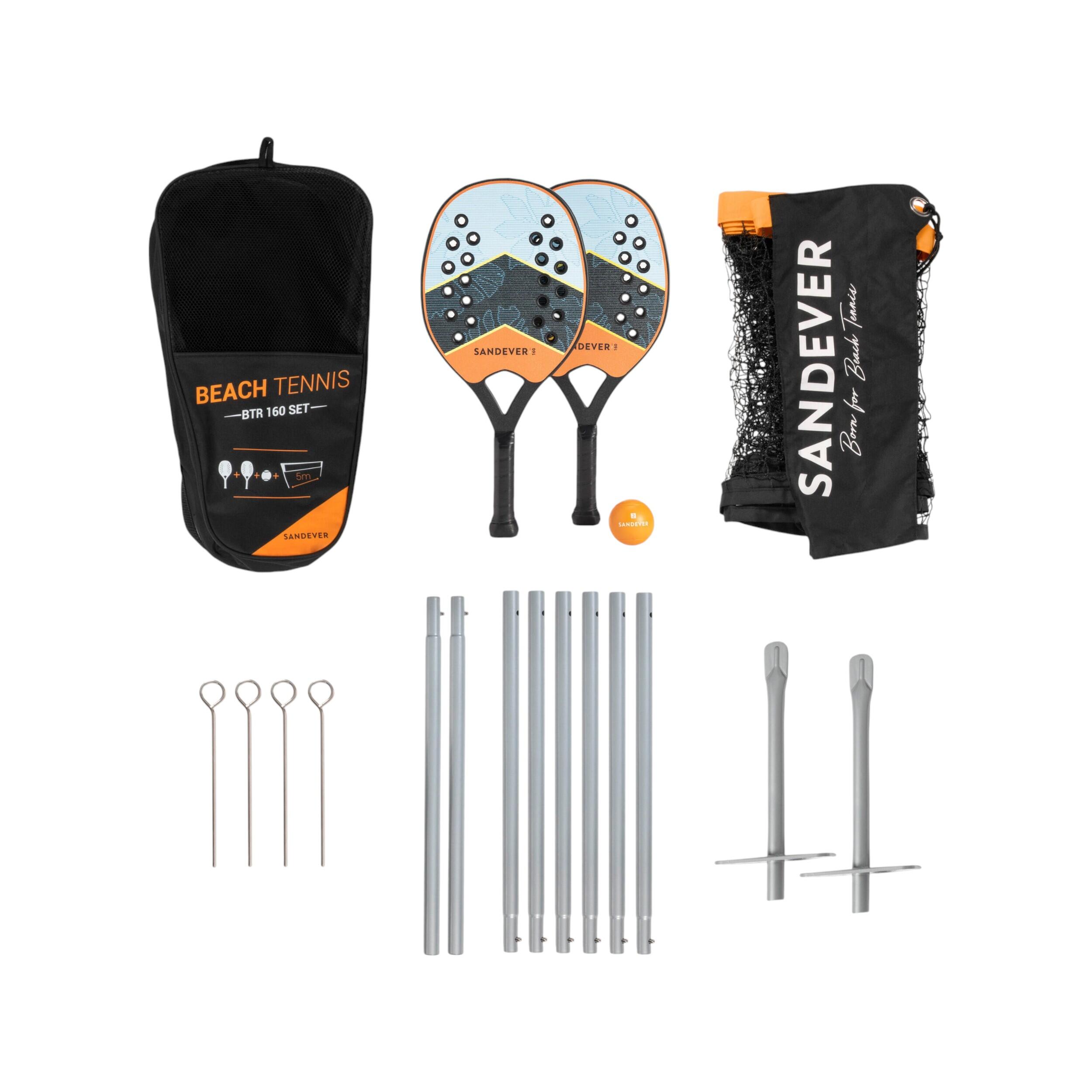Set Per Bambini Da Tennis O Beach Tennis, Racchette E Palline In Plastica Per Gioco E Allenamento - Foto 5