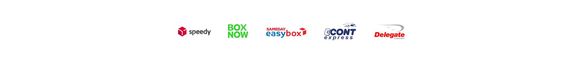 BOXNOW, Econt, Speedy, Unimasters