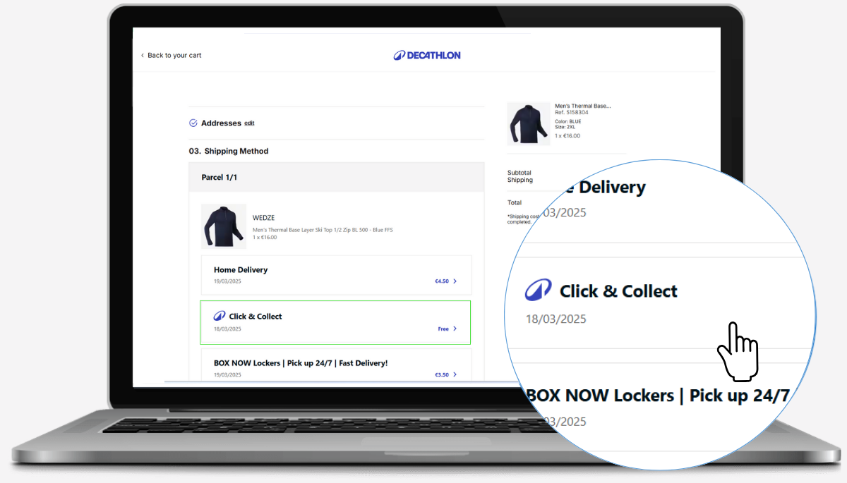 Select Click & Collect