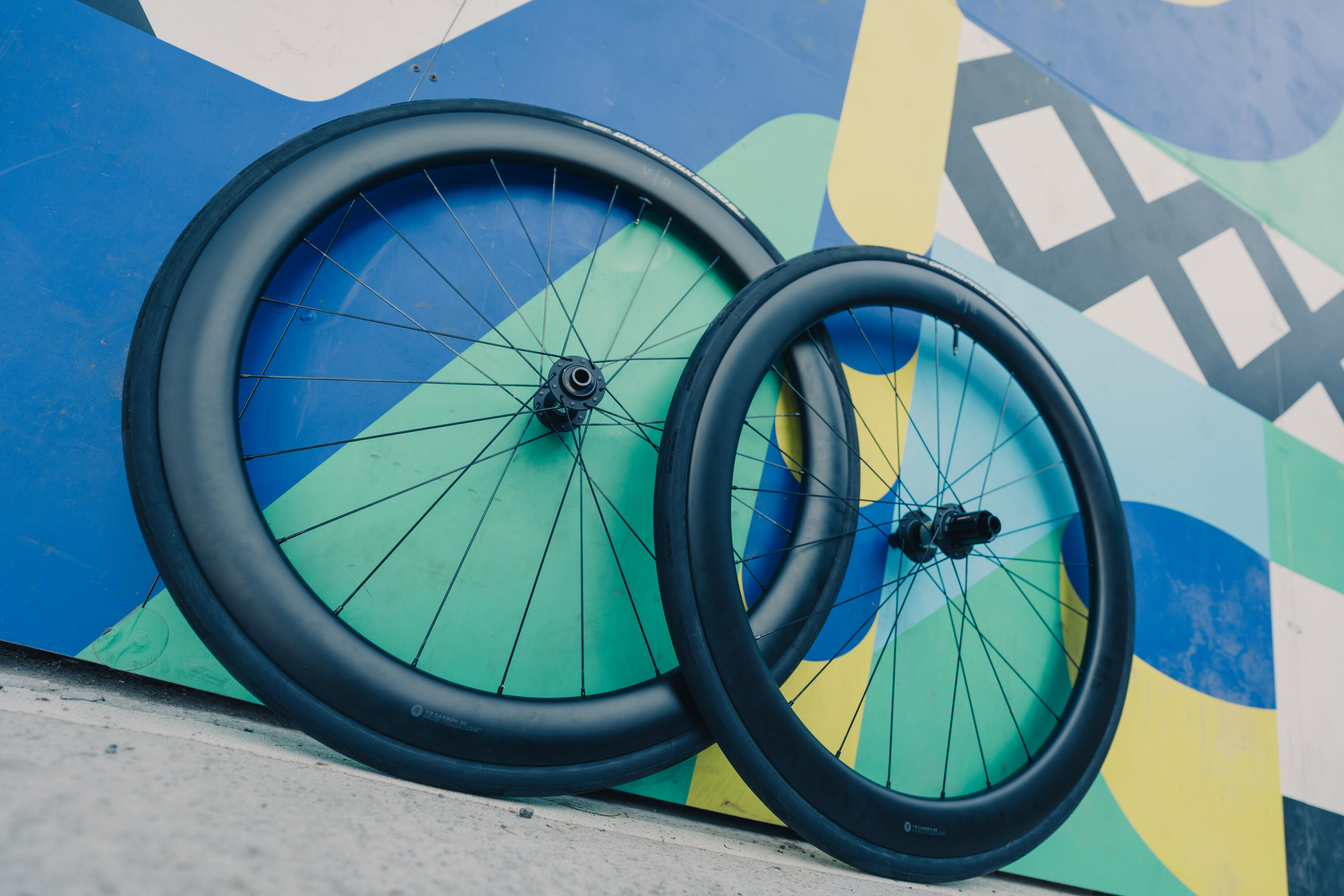 Van Rysel carbon wheels
