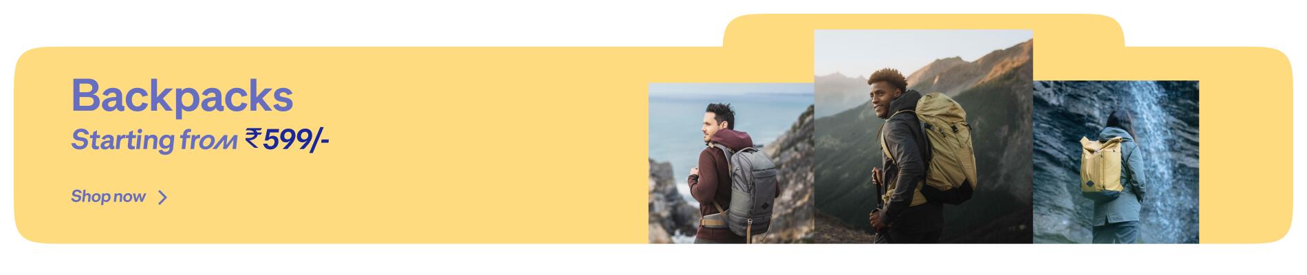 Cross Sell Banner - Backpacks