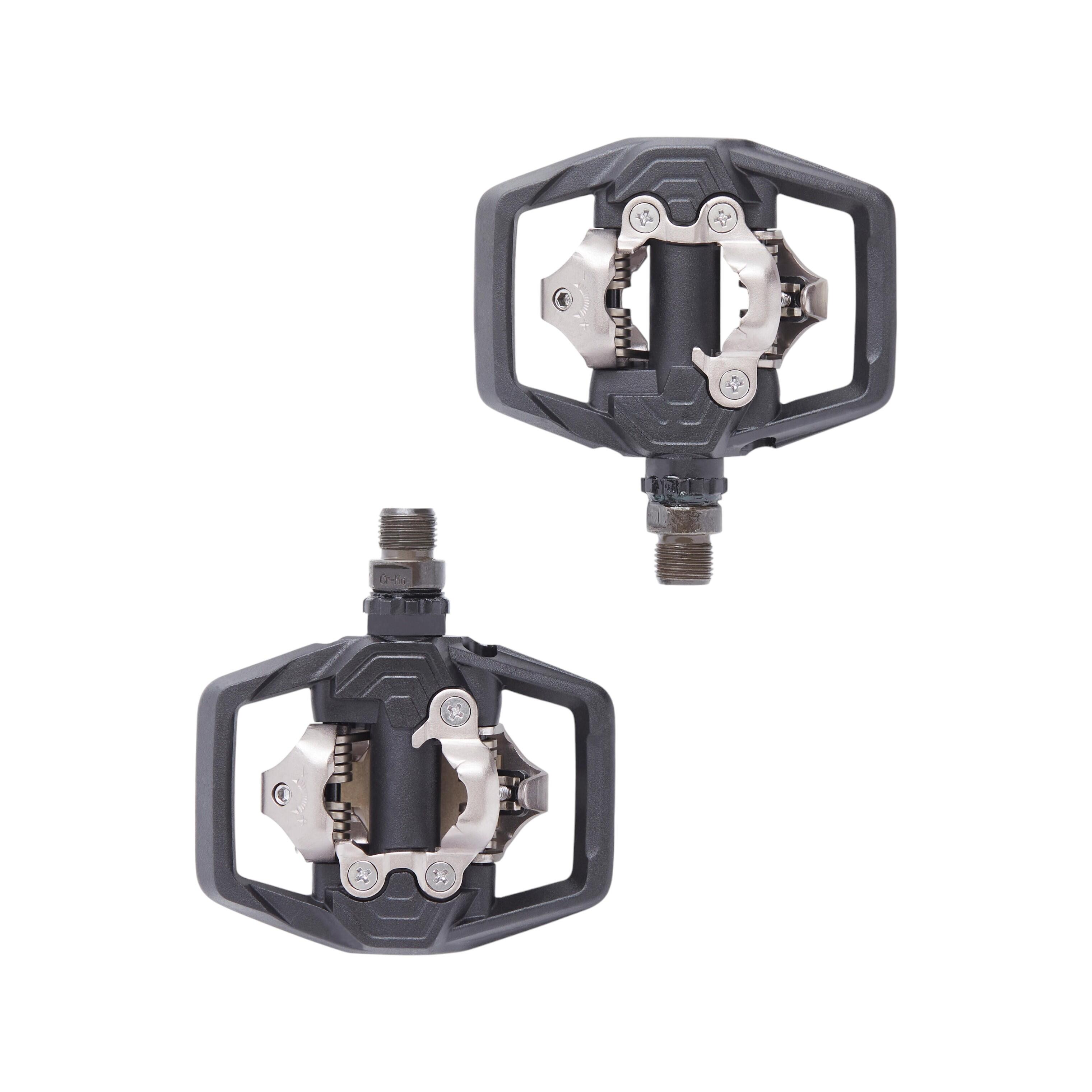 Shimano Decathlon Flat Pedals ROCKRIDER Spd-Compatible Clipless