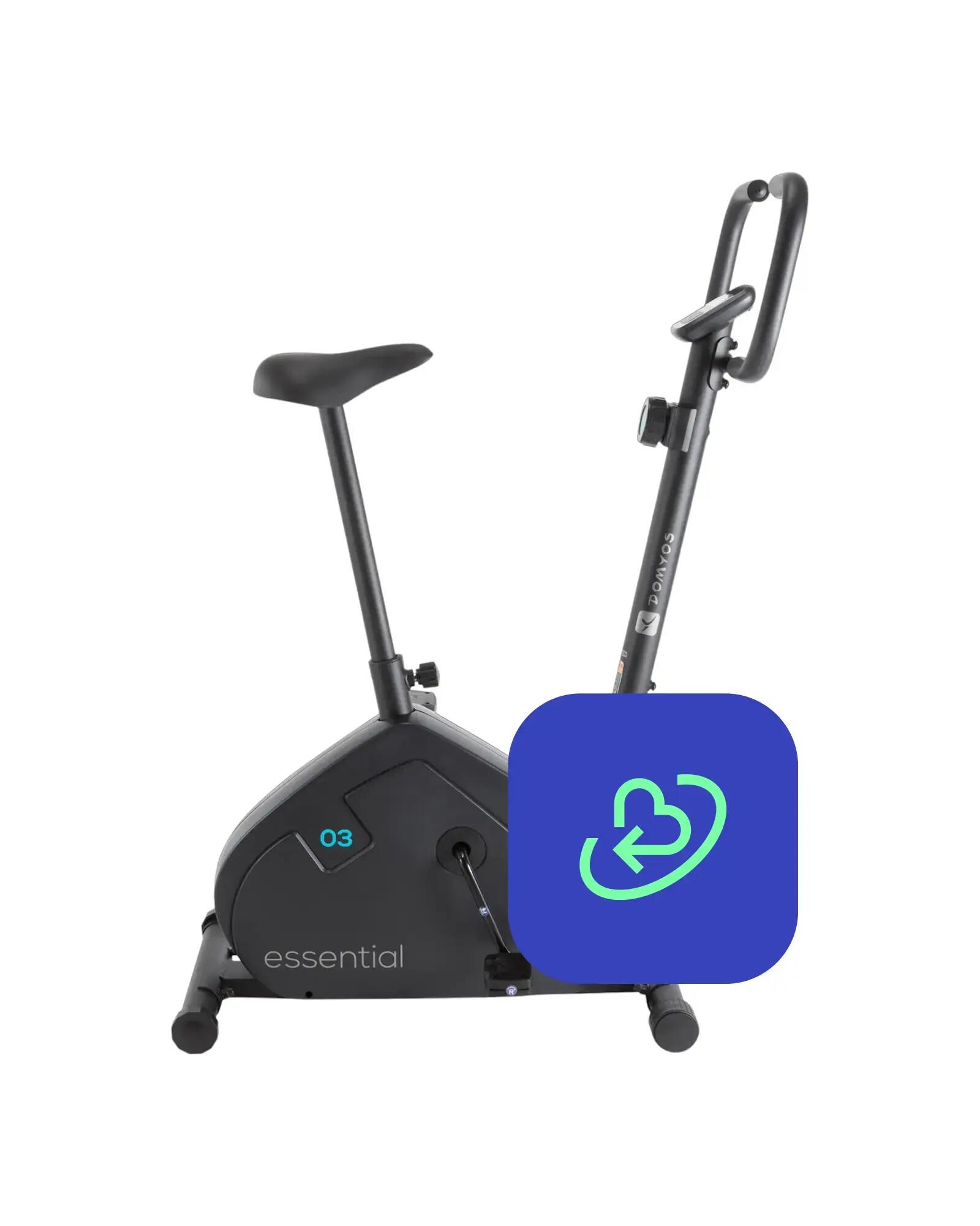 Bicicleta estática de segunda mano
