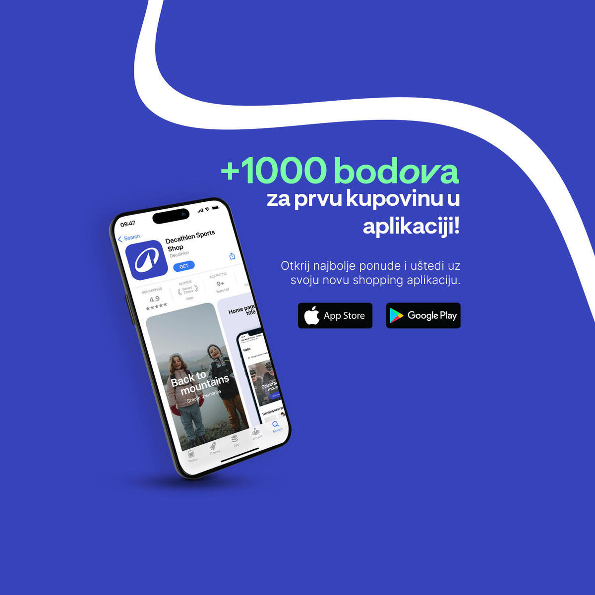 Preuzmi aplikaciju i osvoji bodove
