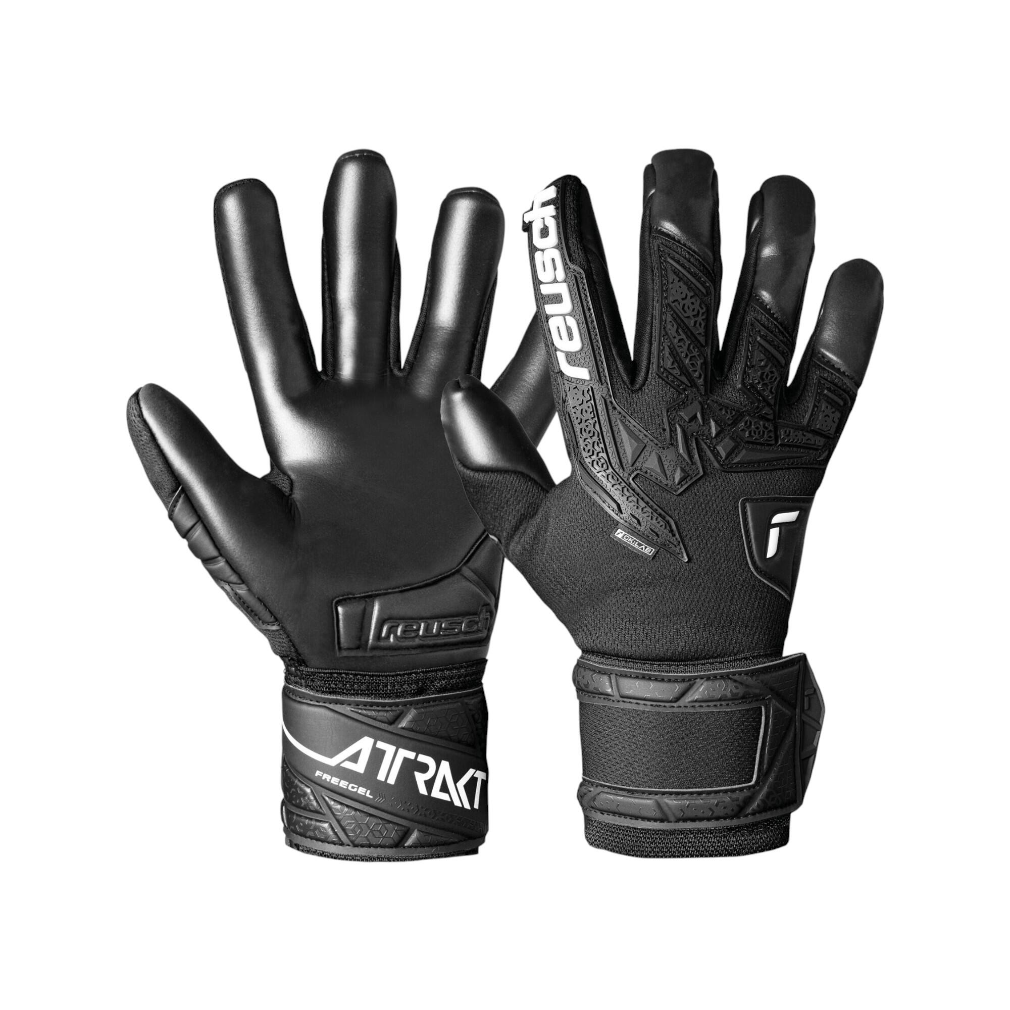 Erima Guanti Da Portiere Talent PRO Per Bambini: Lattice Morbido 2,5mm, Chiusura Elastica E Velcro - Verde/Nero