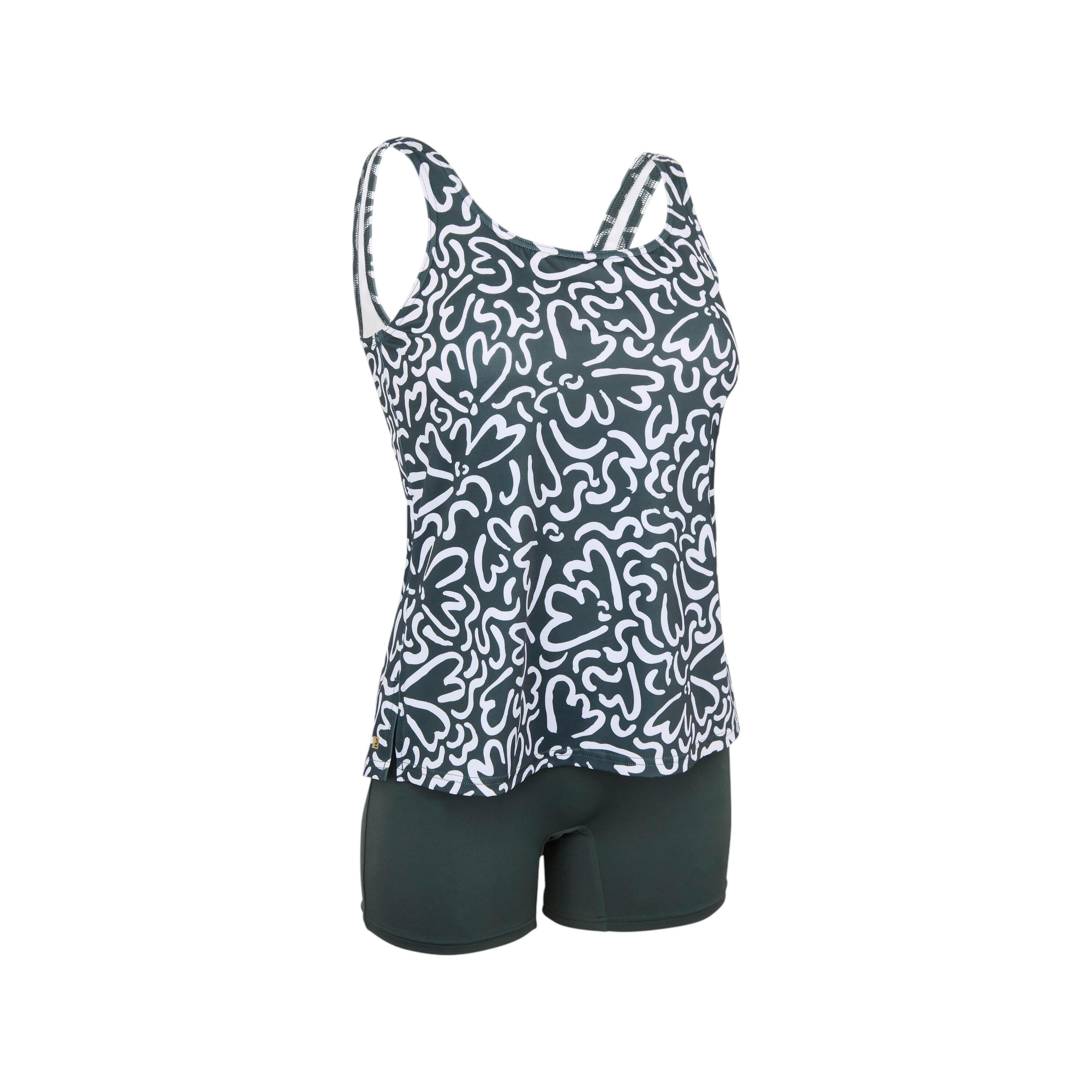 Deux Pièces Maillot De Bain Shorty Femme DÃ©cathlon Pieces Shorty