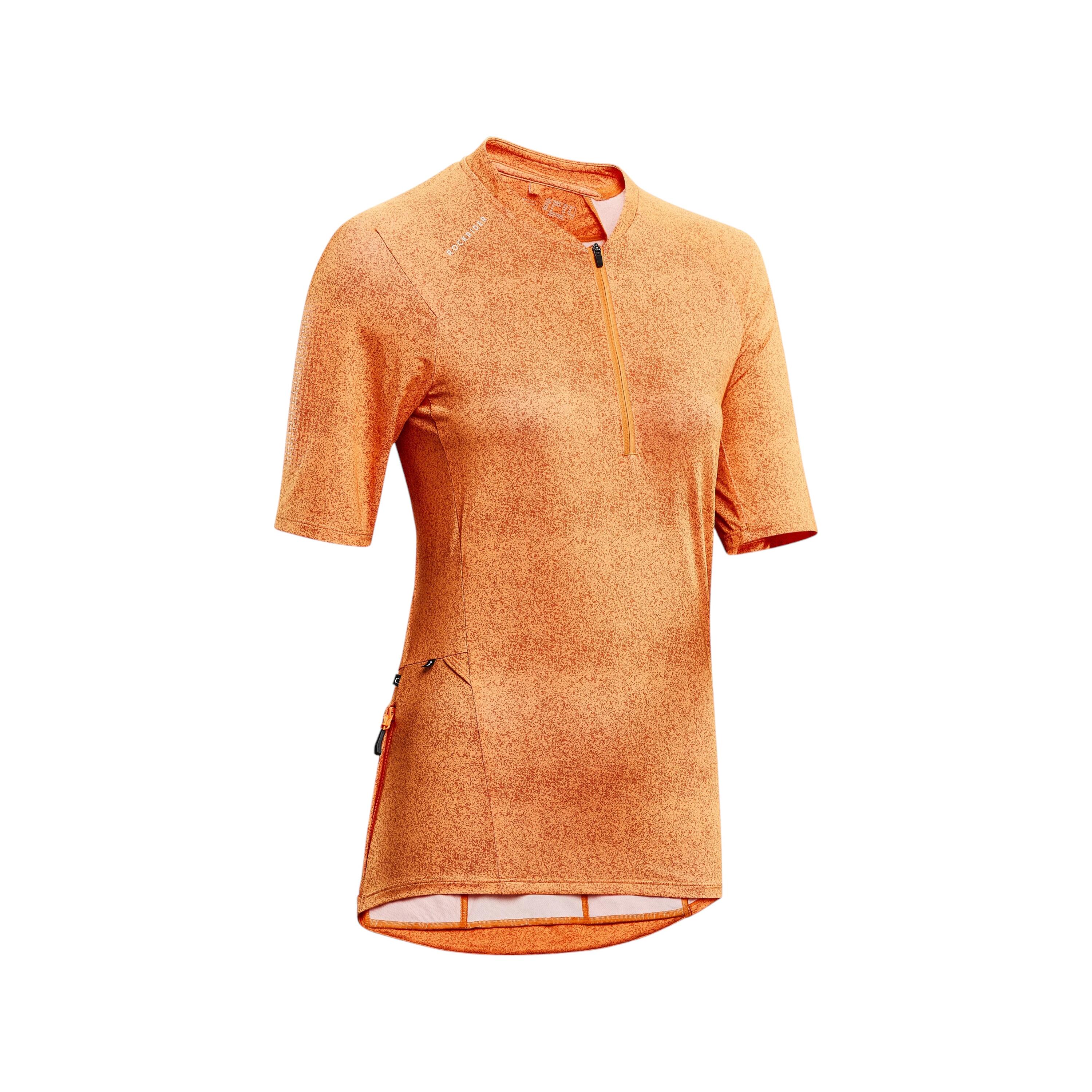 Maglia Termica Magliette Arancioni Decathlon T-shirt Donna E