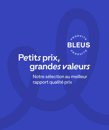 Produits bleus
