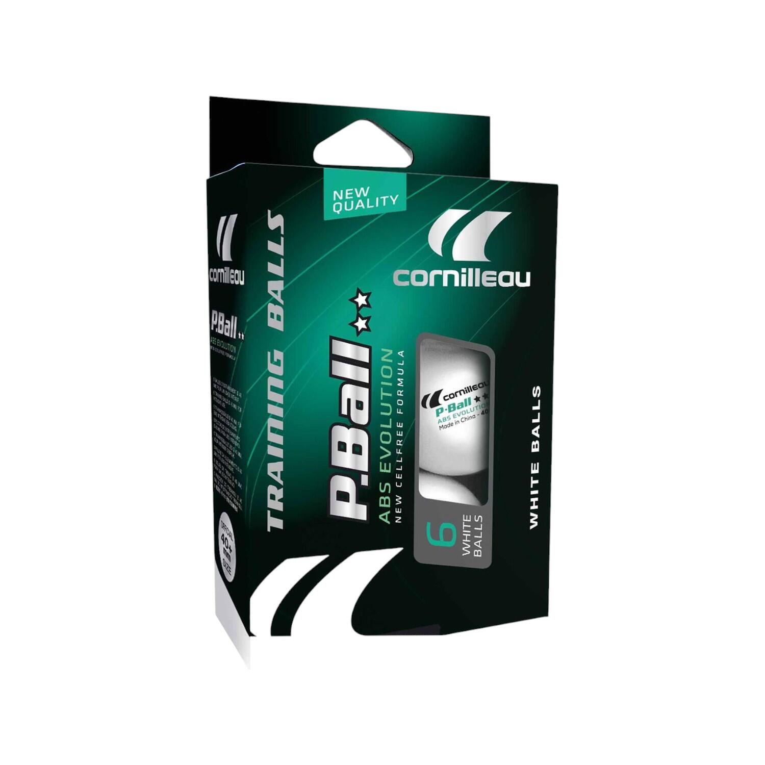 Lot De 6 Balles De Ping-pong Meteor 1 étoile – Blanches, Idéales Pour L’entraînement Et Le Loisir