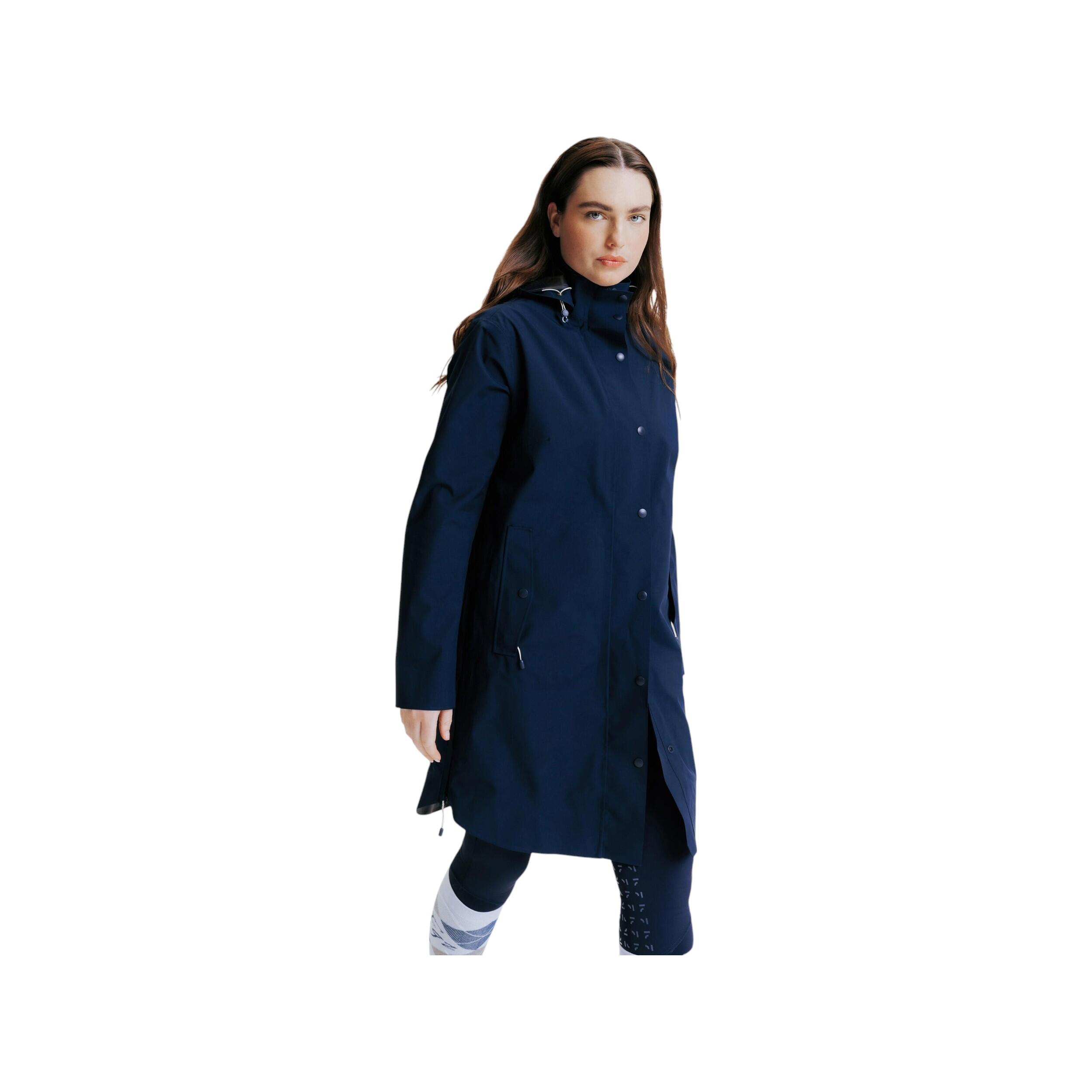 Veste/manteau Caldene bleu équitation équitation femme