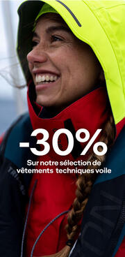 -30% sur notre sélection de vêtements techniques voile