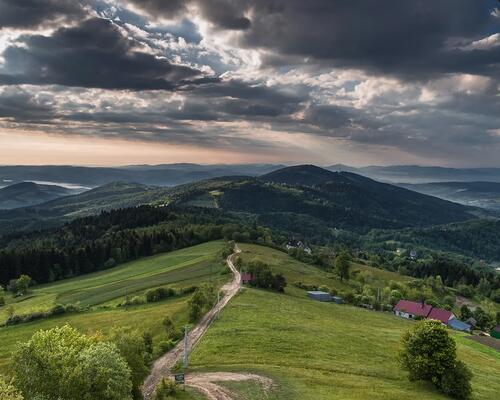 Widok na Beskid Wyspowy
