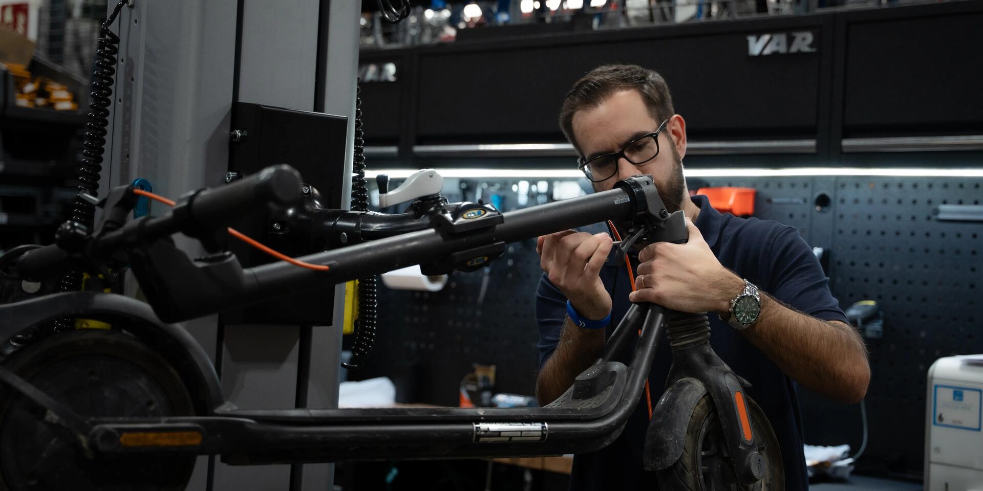 PATINETE OXELO PLAY 5 VIOLETA