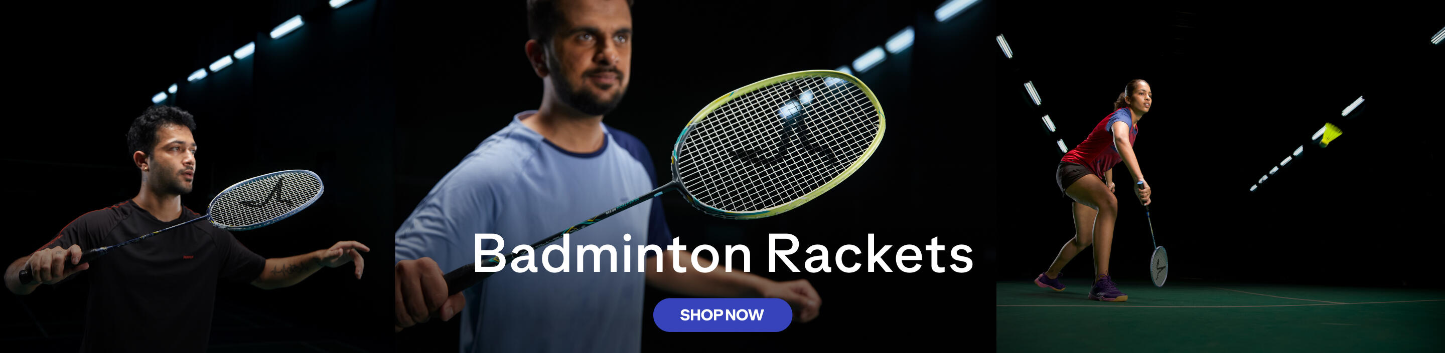 Badminton Category Banner Rackets