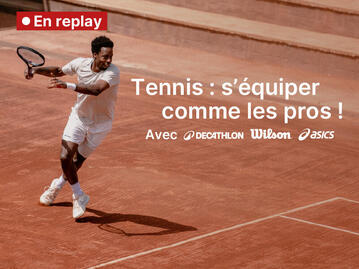 Replay live tennis : s'équiper comme les pros
