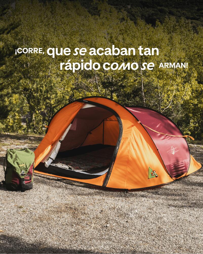 Carpa 2 seconds naranja