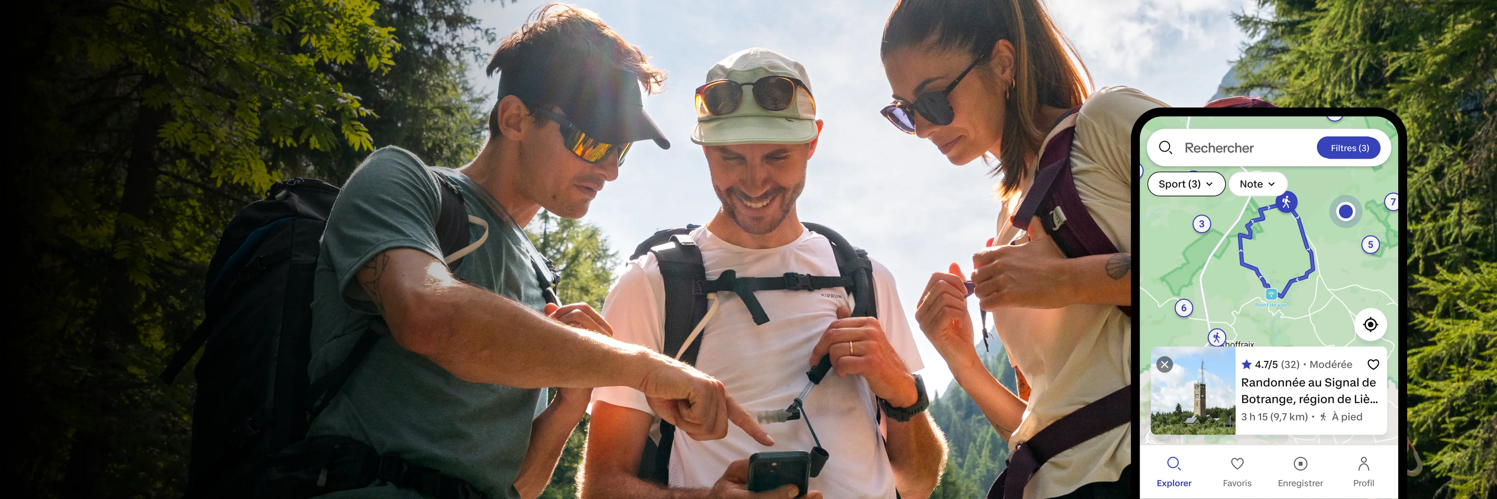 Decathlon Outdoor: de app die je zin geeft om naar buiten te gaan