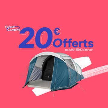 20€ offerts en bon d'achat tous les 150€ d'achat Spécial vélos