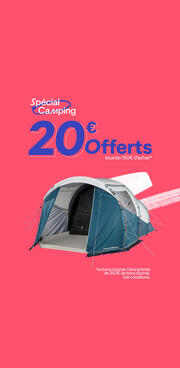 20€ offerts en bon d'achat tous les 150€ d'achat