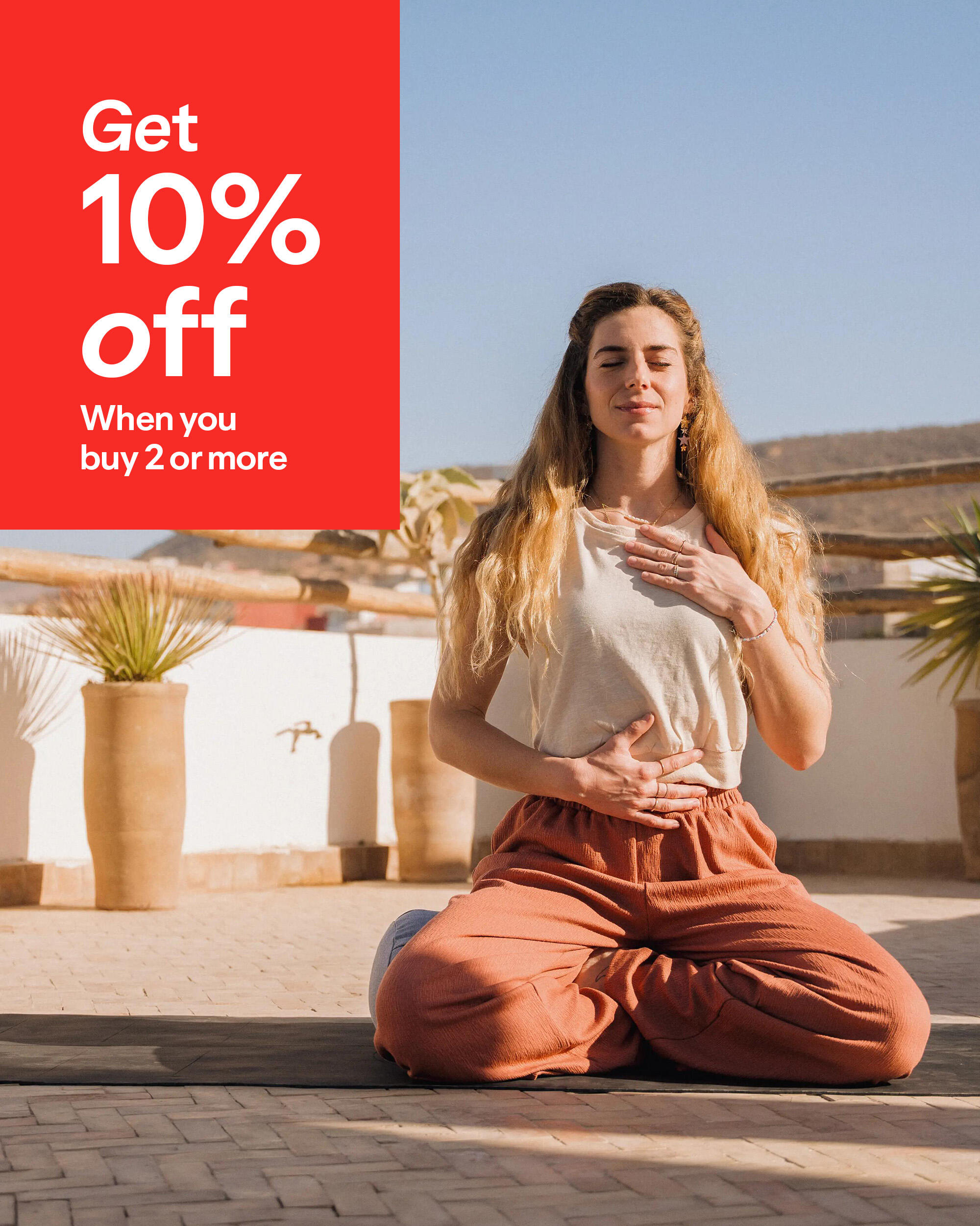 Woman doing yoga