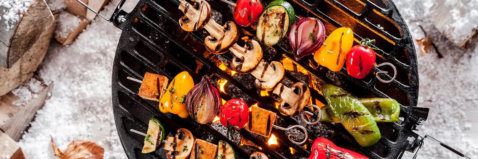Szaszłyki warzywne na grillu