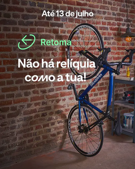Ganha 100€ na retoma da tua bicicleta!